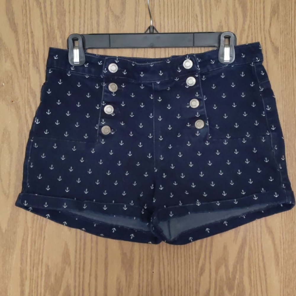 Denim shorts